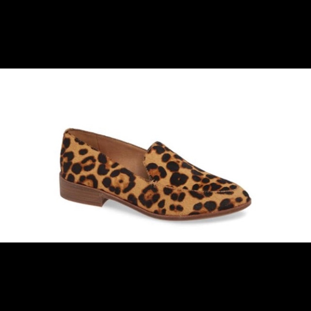SOLDNIB Madewell Calf hair leopard loafer